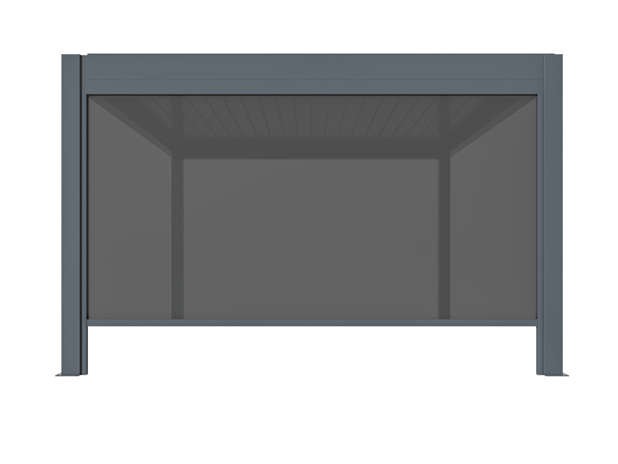Model NX100 4x4 Grey Motorized Side Screen