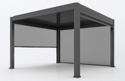 Grey Free Standing Model NX60 Zipped Blind Add-Ons