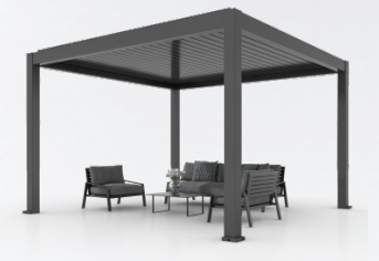 Grey Free Standing Model NX60 Pergola